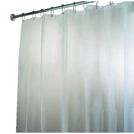 INTERDESIGN iDesign 72 in. H X 108 in. W Frosted Eva Shower Curtain Liner Polyester 15362